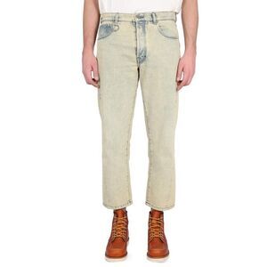 ETUDES STUDIO Etude Studio Bleached Straight Leg Jeans Men YELLOW Pants